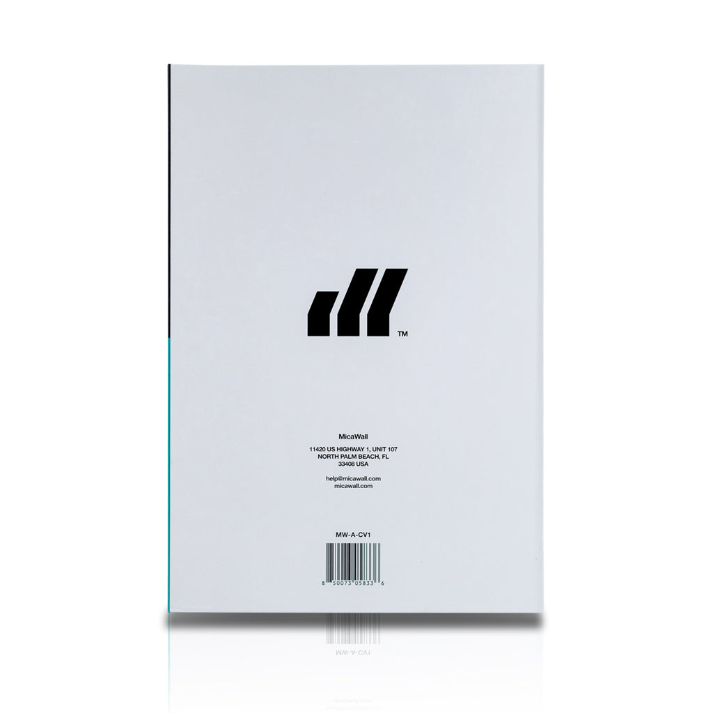 MicaWall Collections Catalog Volume 1 backside